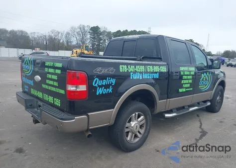 2004 Ford F-150 Fx4/Lariat/Xlt z USA, uszkodzony, nr VIN 1FTPW14584KC37533